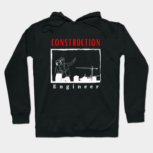 Construction Engineer motivational design Hoodie